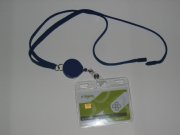Lanyard with yo-yo + card + badgeholder